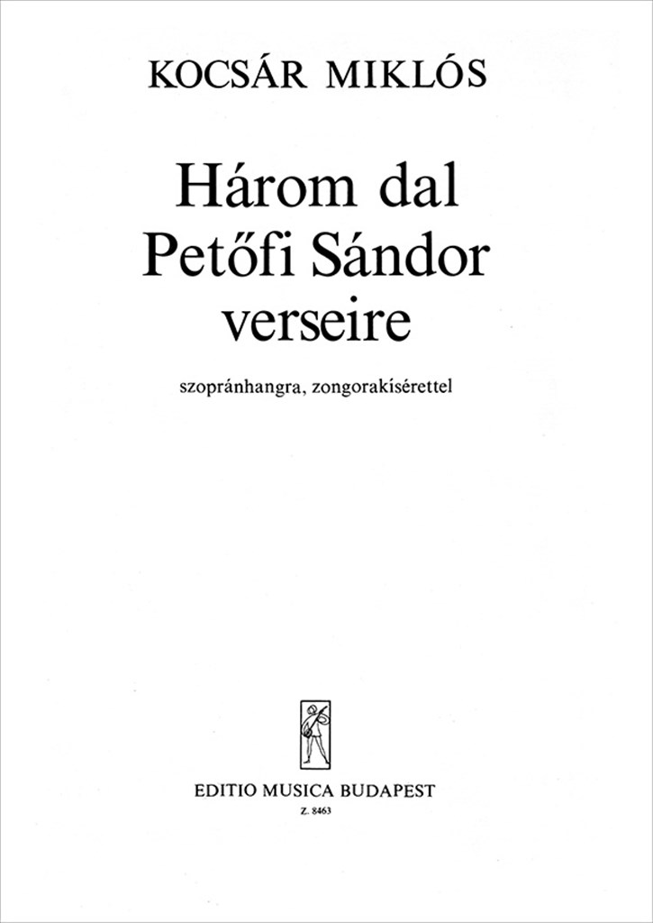 Drei Lieder Nach Gedichten Von S. Pet~Fi